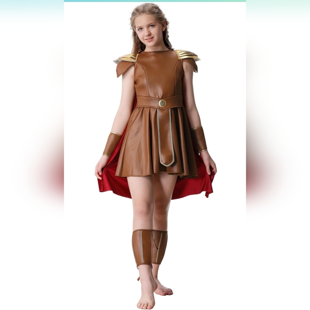 Girls warrior/gladiator costume - size 8-10